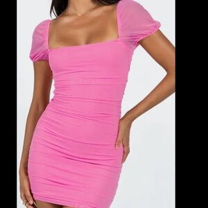 Princess Polly Vibrant Pink Mini Dress